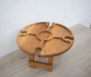 Vente en gros de plateaux de service en bois véritable de style italien plateau personnalisable ODM/OEM écologique plateau Meena plateaux de service - Product Image 3