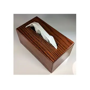 Fancy Houten Servet Houder Premium Kwaliteit Handgemaakte Tissue Dispenser Aangepaste Vorm Luxe Servet Houder