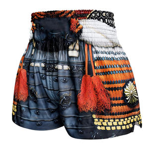 Vente en gros OEM de shorts de boxe de combat design personnalisé shorts de boxe de qualité supérieure shorts imprimés par sublimation fabriqués au Pakistan - Product Image 4