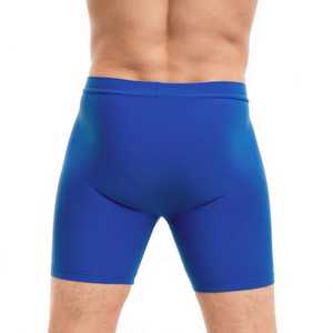 <b>Men's</b> <b>Yoga</b> Workout <b>Shorts</b> 100% Polyester Solid Eco-Friendly Compression Quick Dry High Elastic Waist - Product Image 3
