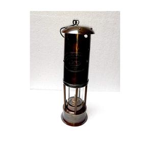 Lampe à huile nautique en laiton et verre antique, lanterne maritime vintage pour la décoration de la maison et du patio - Product Image 1