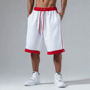 Elastic Waist <b>Fleece</b> Jogger <b>Shorts</b> Men Workout 400 GSM Sweat <b>Shorts</b> Mens Jogging Wear Sweat <b>Shorts</b> Men's - Product Image 5