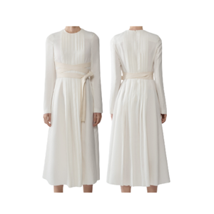 Robes décontractées élégantes haute qualité durable formelle unique panneau avant plié emballage personnalisé fabricant du Vietnam - Product Image 3