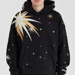 เสื้อฮู้ดขนแกะอุ่นๆ สำหรับฤดูหนาว |   เสื้อฮู้ดดี้สตรีทแวร์ทรงโอเวอร์ไซส์เนื้อหนา พิมพ์ลายดิจิทัล ผ่านกระบวนการสโตนวอช ผลิตจากผ้าฝ้าย 100% - Product Image 3