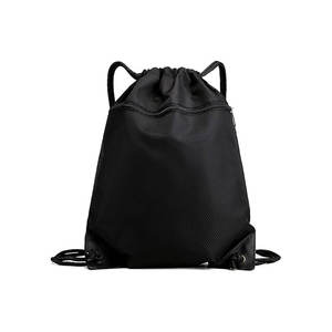 Sac à chaussures à cordon avec logo imprimé personnalisé sac à dos en nylon de haute qualité sac de sport sac en nylon imperméable écologique - Product Image 1