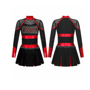 Tenues de cheerleading personnalisées, haute qualité, 100% polyester, respirantes, séchage rapide, fabriquées au Pakistan, service OEM - Product Image 1