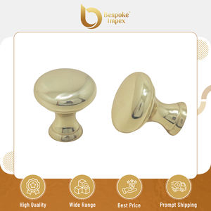 Manijas de Puerta y Cajones de Latón de 32 mm con Diseño Personalizado de Alta Calidad y Amplia Distribución, Perillas para Gabinetes con 5 Años de Garantía, Fáciles de Instalar - Product Image 2