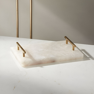 Bandeja de servicio de mármol de Navidad moderna Acento decorativo de alta calidad para ocasiones festivas Fábrica Precio al por mayor Regalo - Product Image 2