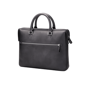 Sac de bureau en cuir noir pour hommes d'affaires avec Logo personnalisé, vente en gros - Product Image 1