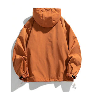 Veste Softshell de haute qualité avec logo personnalisé, vêtements d'extérieur d'automne, veste coupe-vent tendance avec capuche - Product Image 2