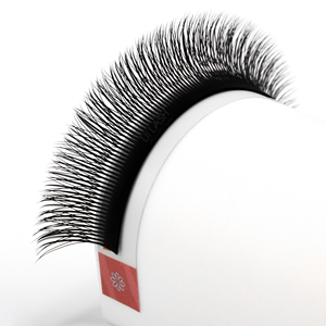 ขนตาปลอมสีน้ำตาลเข้มแบบผสมทำด้วยมือสำหรับแฟนๆขนตา0.07 0.03น้ำหนักเบาขายส่ง - Product Image 4