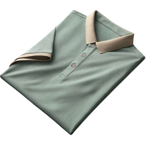 เสื้อโปโลสำหรับผู้ชายเสื้อถักปักลายสวยงามพิมพ์ลาย - Product Image 5