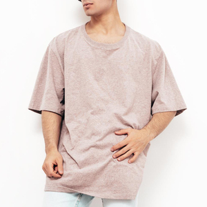 T-shirt for <b>men</b> oversized 230g 100% cotton heavyweight sports round neck drop shoulder outdoor vintage hip hop <b>men's</b> t-shirts - Product Image 5