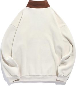 Sweat à capuche unisexe de haute qualité pour homme, collection automne 2025, 100 % coton molletonné respirant, broderie 3D vintage, fermeture éclair personnalisable - Product Image 2