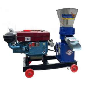 Máquina granuladora de molino de pellets pequeños minigranuladora de motor diésel para piensos y pellets de piensos - Product Image 1