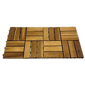 Baldosas de Madera de Acacia de Fácil Instalación, Suelo de Patio Exterior Encastrable - Product Image 6