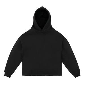 Sudaderas con capucha de algodón de peso pesado para hombre, sudaderas con logotipo personalizado, ropa de calle de alta calidad, Sudadera con capucha gruesa de lana pesada - Product Image 1