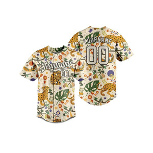 เสื้อเจอร์ซีย์เบสบอลโพลีเอสเตอร์ระเหิด100% เสื้อเจอร์ซีย์พิมพ์หมายเลขโลโก้ชื่อทีมแบบกำหนดเอง - Product Image 6