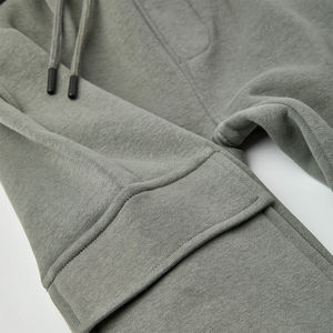 Trajes Deportivos Cargo para Hombre Adulto, Color Gris, Sudadera de Manga Larga, Talla Grande, Ropa de Moda, Trajes Deportivos Ajustados para Invierno - Product Image 5