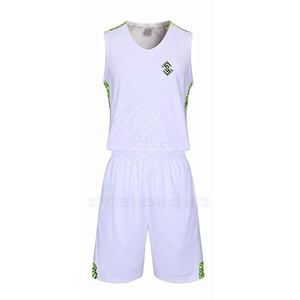 Uniformes de Baloncesto sin Mangas Transpirables de Última Moda, Colores y Logotipo Personalizados, Alta Calidad, 100% Poliéster, para Todas las Temporadas - Product Image 1