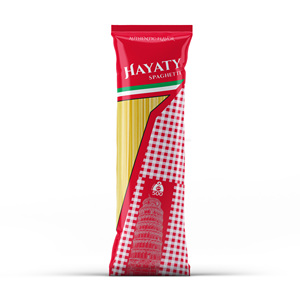 Hayaty 500g de calidad superior a base de trigo egipcio Macarrones y pasta de espagueti Cajas a granel cocidas en seco - Product Image 2