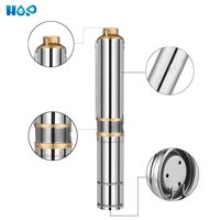 Pompes à eau submersibles pour puits 4SDM2/6 Pompe submersible pour puits profonds AC Pompe submersible pour puits profonds DC Irrigation