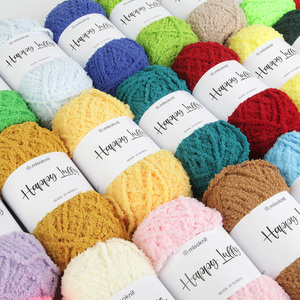 Misoknit Happy Loopy Super Doux Microfibre Polyester Fil Mélangé 100% Polyester pour Débutants Personnes Âgées Tricotage À La Main OE Technics - Product Image 5