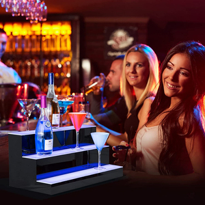 Yageli Kệ Rượu Bằng Acrylic Có Đèn <span class=keywords><strong>Led</strong></span> Tùy Chỉnh Kệ Trưng Bày Chai Rượu Có Đèn <span class=keywords><strong>LED</strong></span> 4 Ft Kệ Bia Quầy Bar <span class=keywords><strong>LED</strong></span> Để Uống Rượu - Product Image 4