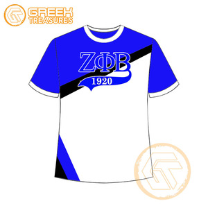 T-shirt pour femmes Zeta Phi Beta personnalisé en gros vêtements de sororité t-shirts en coton vêtements de fraternité pour femmes plus fines - Product Image 4