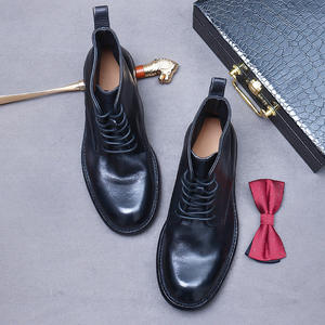 Zapatos de Trabajo Duraderos de Cuero Vacuno con Forro Antiolor y Absorción de Impactos, Zapatos Casuales para Hombre, Zapatos para Uso Diario - Product Image 2