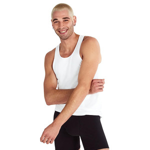 Chaleco de entrenamiento para hombre con logotipo personalizado al por mayor, camiseta sin mangas musculosa para hombre, culturismo, deporte, correr, gimnasio - Product Image 3