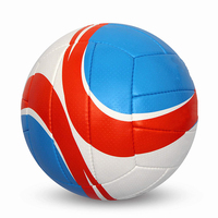 Ballon de Beach-Volley Officiel SWC Taille 5 Personnalisé, Durable, Léger, en PVC et Cuir PU Stratifié, 18 Panneaux, Chambre à Air en Butyle, pour l'Entraînement