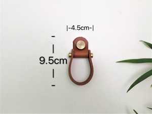 ลูกบิดและมือจับหนังวัวแท้ขัดเงา กันน้ำ งานแฮนด์เมดจาก LeatherWorks งานฝีมือธรรมชาติ สำหรับตู้ ลิ้นชัก และห้องครัว - Product Image 6