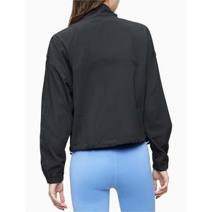 Calvin Klein Felpa Mezza Zip da Donna Taglie Forti Performance Wear Nera Taglia 2XL - Product Image 2