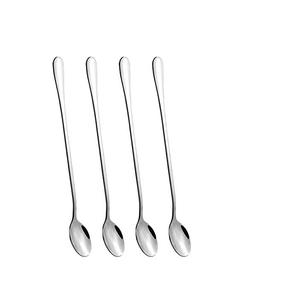 Cuchara de Bar de acero inoxidable ecológica, cucharas de cóctel de Metal para café, para beber y uso hecho a mano, pulido - Product Image 3