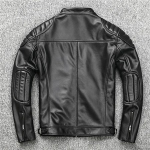 Sheepskin Top Quality Leather <b>Jacket</b> Men Motorcycle Biker Spring Natural Genuine Leather <b>Jackets</b> Slim <b>Short</b> Coat Soft Leather - Product Image 3