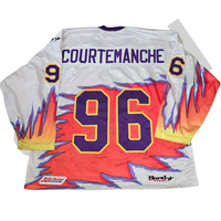 Maillots/T-shirts de hockey sur glace personnalisés de qualité supérieure, sublimation, maille polyester respirante, professionnels
