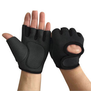 Guantes de Ciclismo de medio dedo con protección de la palma para gimnasio, Fitness, levantamiento de pesas, ejercicio de bicicleta - Product Image 2