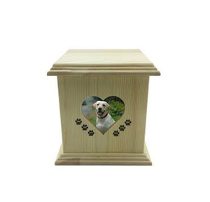 ร้อนขายการออกแบบการตกแต่งสัตว์เลี้ยงเผาศพ Urns ไม้ธรรมชาติในร่มสัตว์เลี้ยงโลงศพโลงศพสัตว์เลี้ยงที่มีคุณภาพสูง - Product Image 2