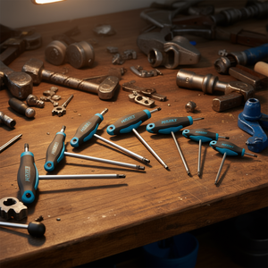 Juego de 7 Llaves Torx con Mango en T y Cabeza Esférica de Hazet - Product Image 3