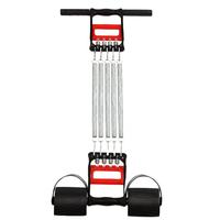 Équipement de fitness à domicile 3-en-1 : Extenseur de poitrine à ressorts et barres de traction avec 5 ressorts