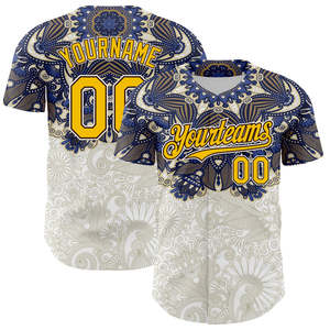 ชุดเสื้อเบสบอลของแท้ผ้าซับเหงื่อแห้งเร็วเย็บแบบแห้งเร็วสั่งตามสั่ง - Product Image 4