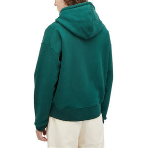 Vente en gros de streetwear sweats à capuche zippés vintage vierges en polaire 100% coton pour hommes, sweats à capuche zippés lavés à l'acide en éponge française pour hommes - Product Image 2