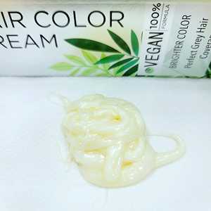 High Quality Vegan Hair Color Cream Dye Organic ingredients pearl texture custom colors oem gray hair cover - Product Image 1