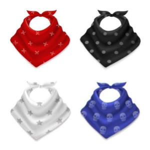 Vente en gros de bandanas bas quantité minimale de commande tendance 100% coton réutilisables avec logo personnalisé couvre-chef de sport sérigraphié écharpe bandana carrée douce - Product Image 5
