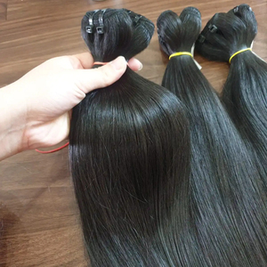 Paquete de cabello Remy vietnamita crudo 100%, 6-40 pulgadas de longitud, cabello liso de un solo donante, 100 $ - Product Image 1