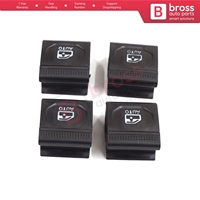 غطاء زر إصلاح مفتاح رفع النافذة BDP1210-2 مكون من 4 قطع لسيارات كليو MK5 وكابتور MK2 ذات 5 أبواب 254107073R