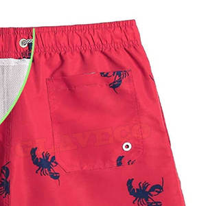 Vente en gros de shorts de bain confortables pour hommes 100% coton, vêtements de natation décontractés de style rue en vente en ligne - Product Image 6
