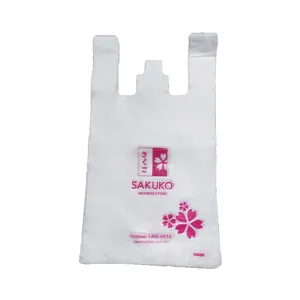 biodegradable shopping t-shirt bags reusable