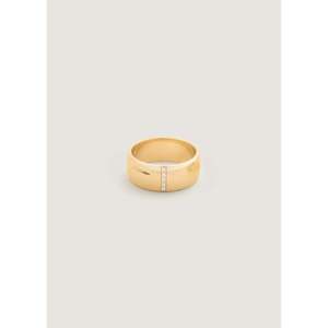 แหวนเพชรวงซิการ์ Pav แนวตั้ง - Product Image 1